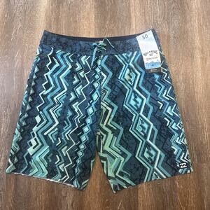 Billabong‎ Recycler Sundays Pro Board Shorts Mens Size 30 Geometric Swim Trunks